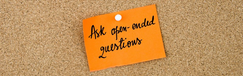 Ask open ended question in online surveys