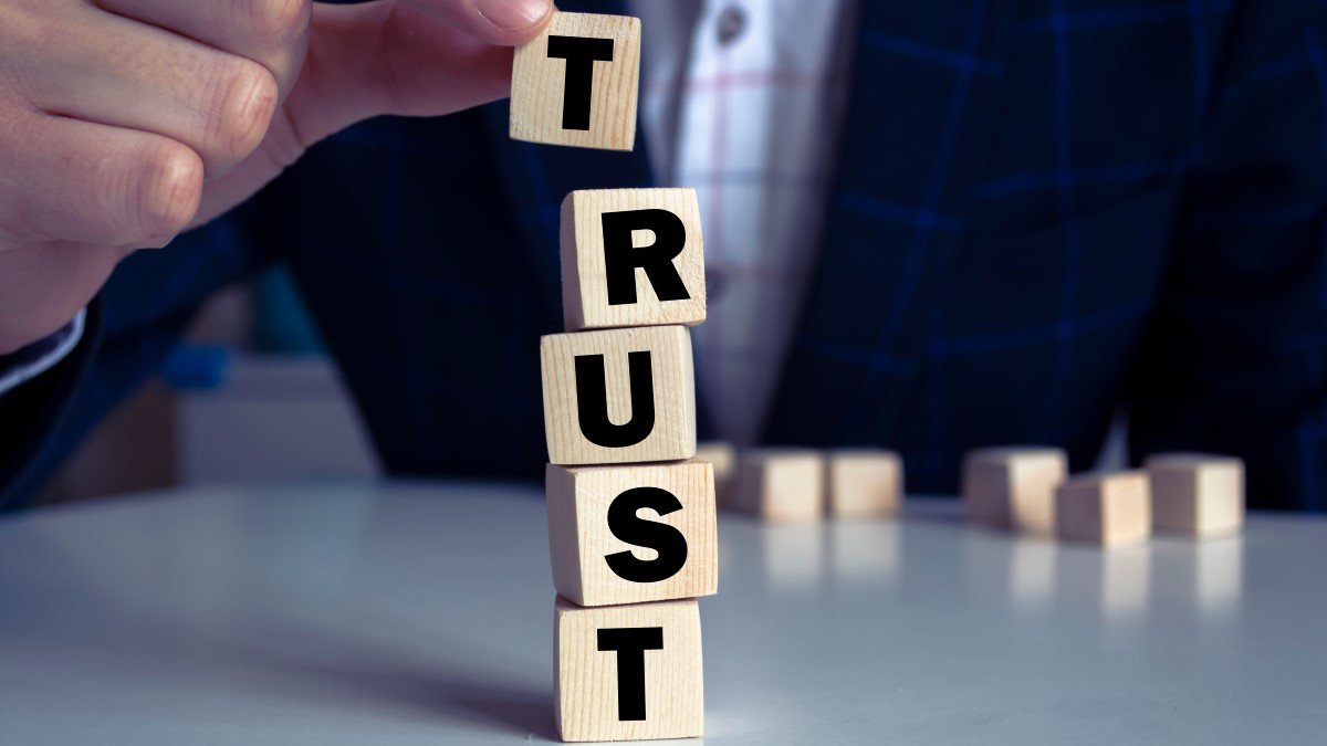 Image depicting the building blocks of trust