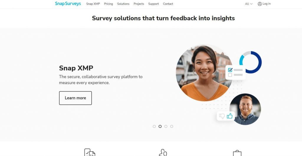 Snap Surveys homepage