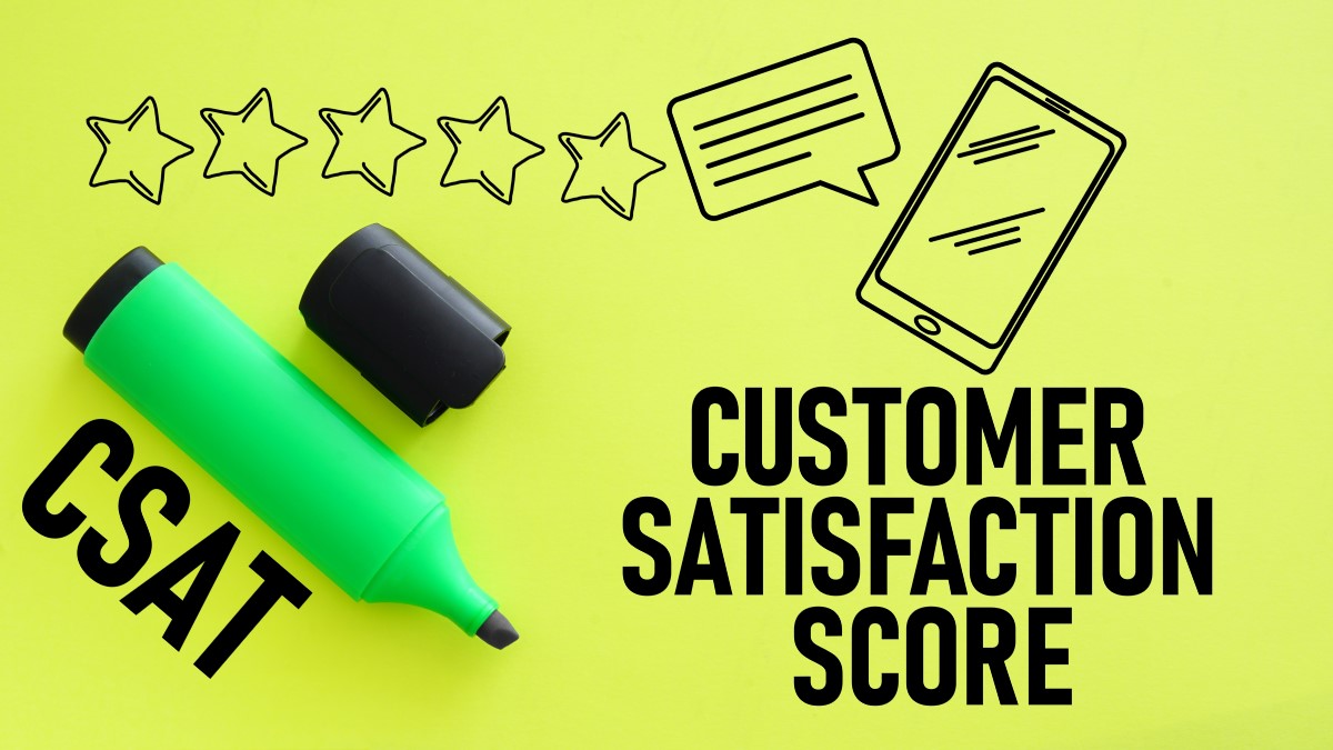 Picture depicting the customer satisfaction score