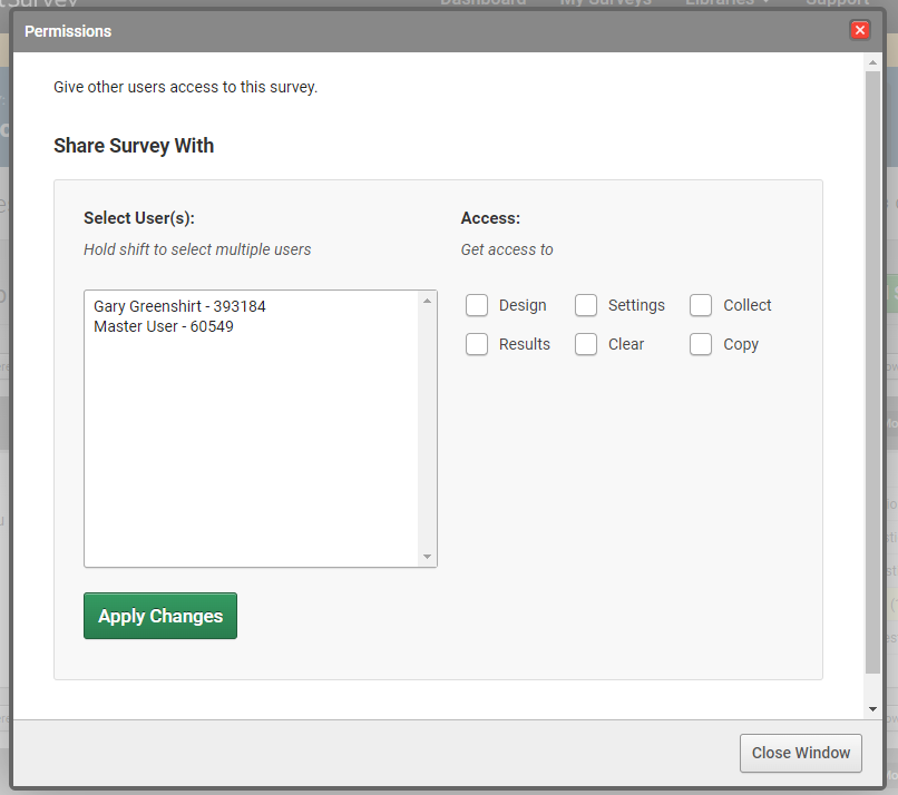 Image showing the new responses table